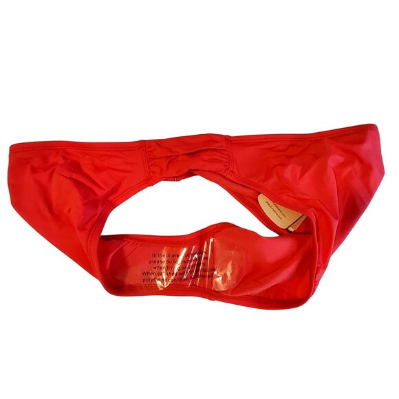 Tommy Bahama Red Bikini Bottom High-Quality Italian Fabric Jersey Swimwear  XL - Picture 8 of 8
